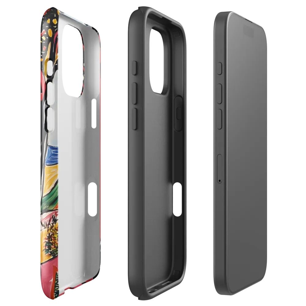 Vibrant Nature's Embrace | Phone Case |  16 Pro Max | Tough Case | Glossy