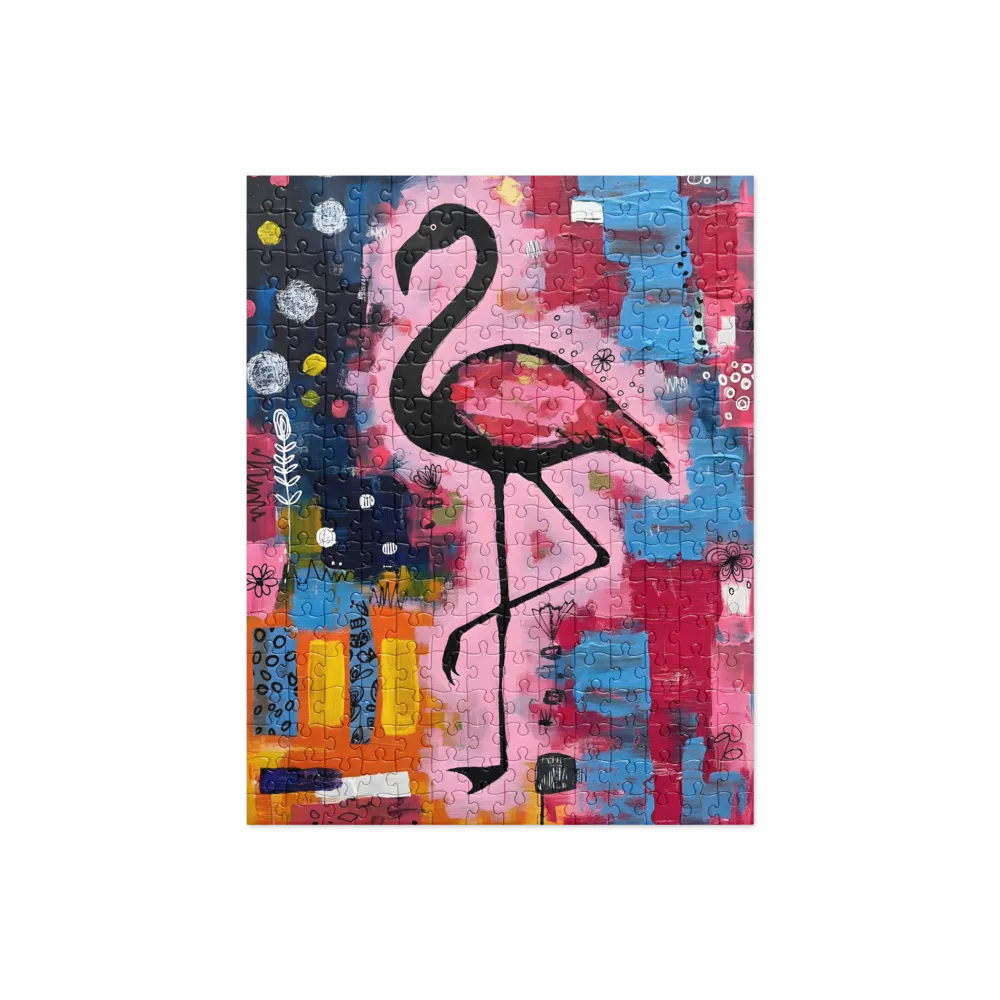 Rosy Flamingo 
 Jigsaw Puzzle