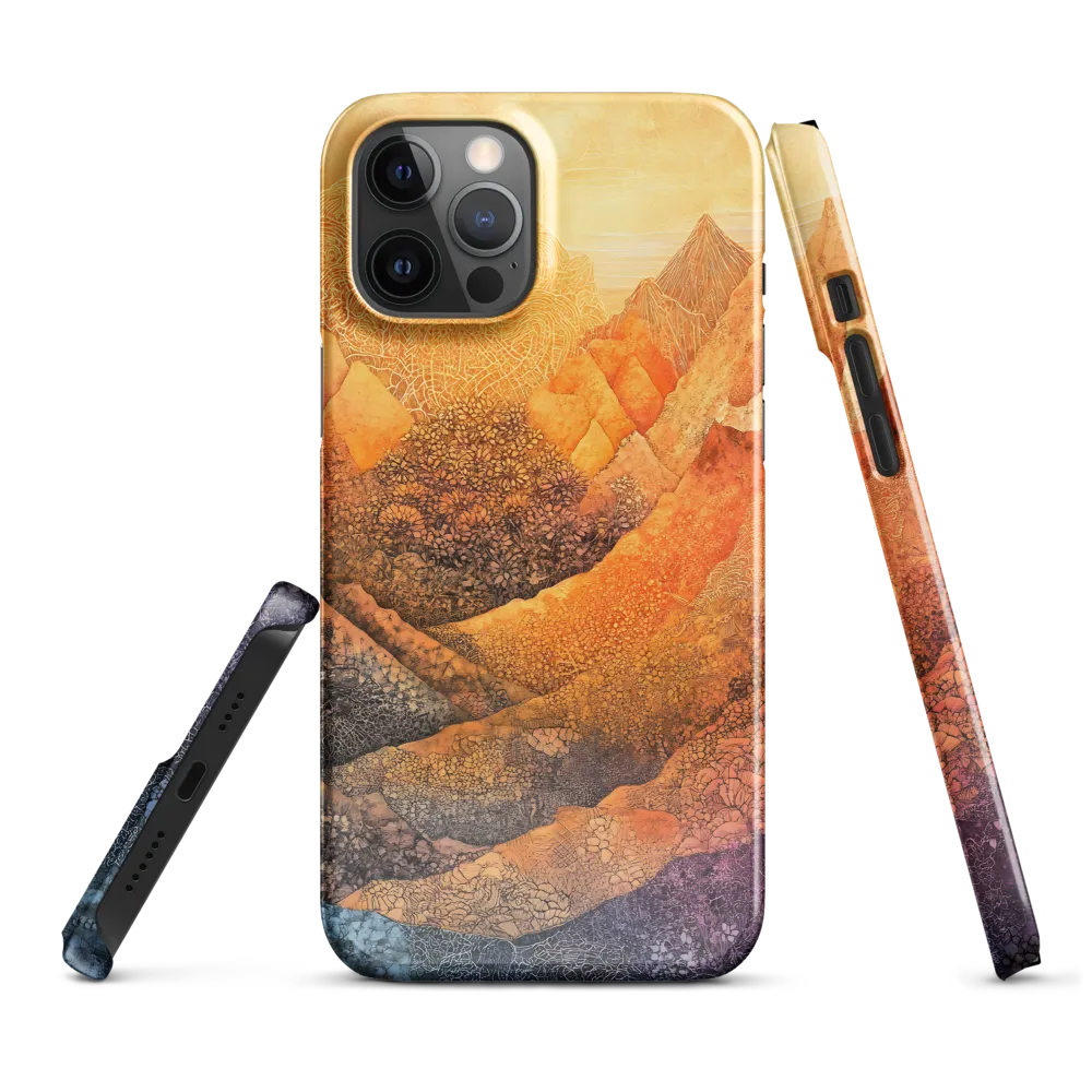 Serene Peaks of Color