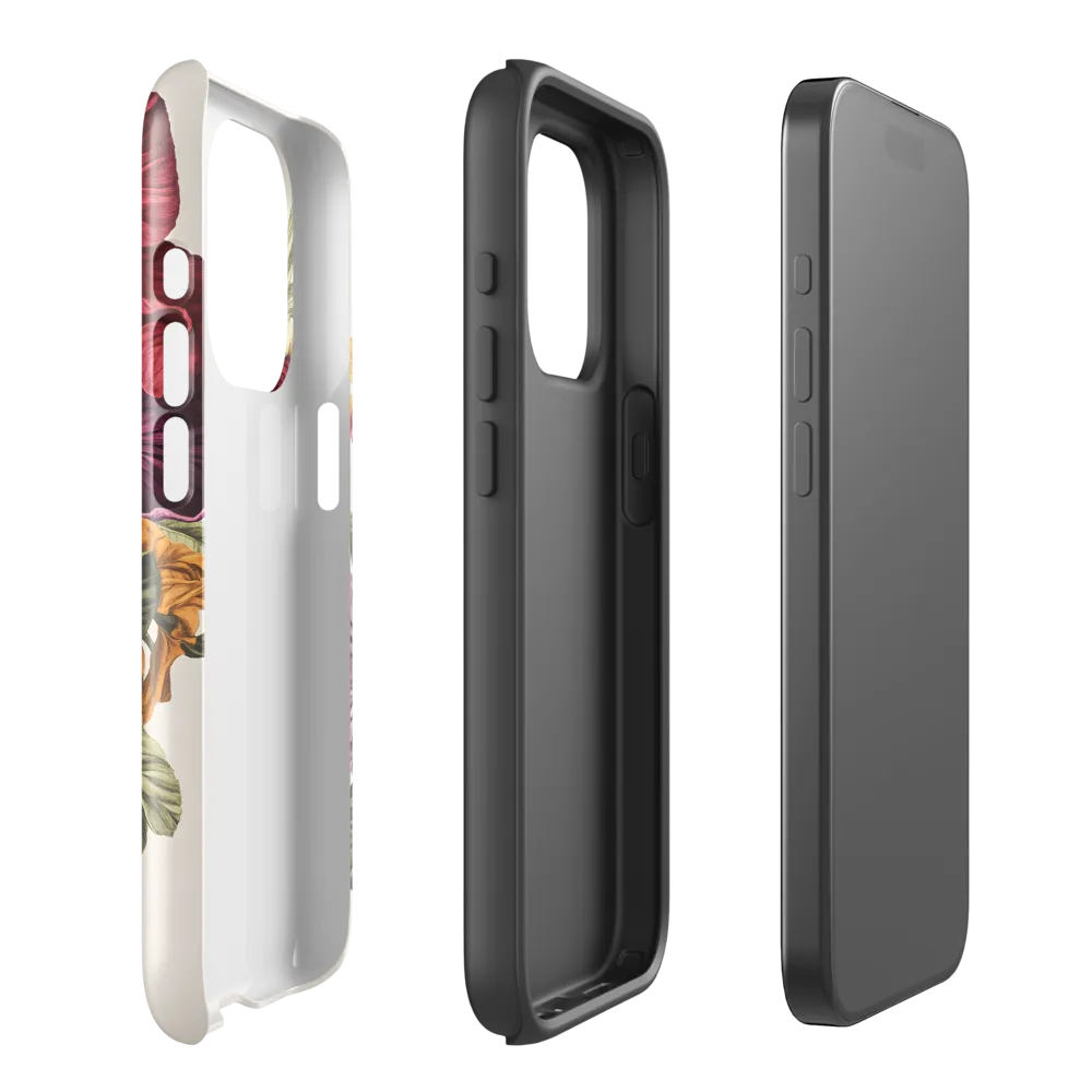 Floral Symphony in Color | Phone Case |  15 Pro | Tough Case | Glossy