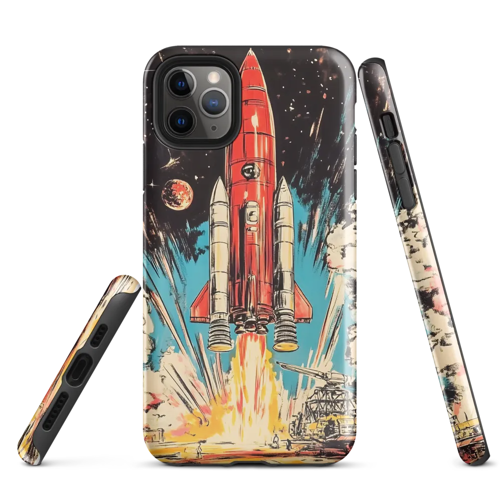 Ignition: A Retro Journey into Space | Phone Case |  11 Pro Max | Tough Case | Glossy