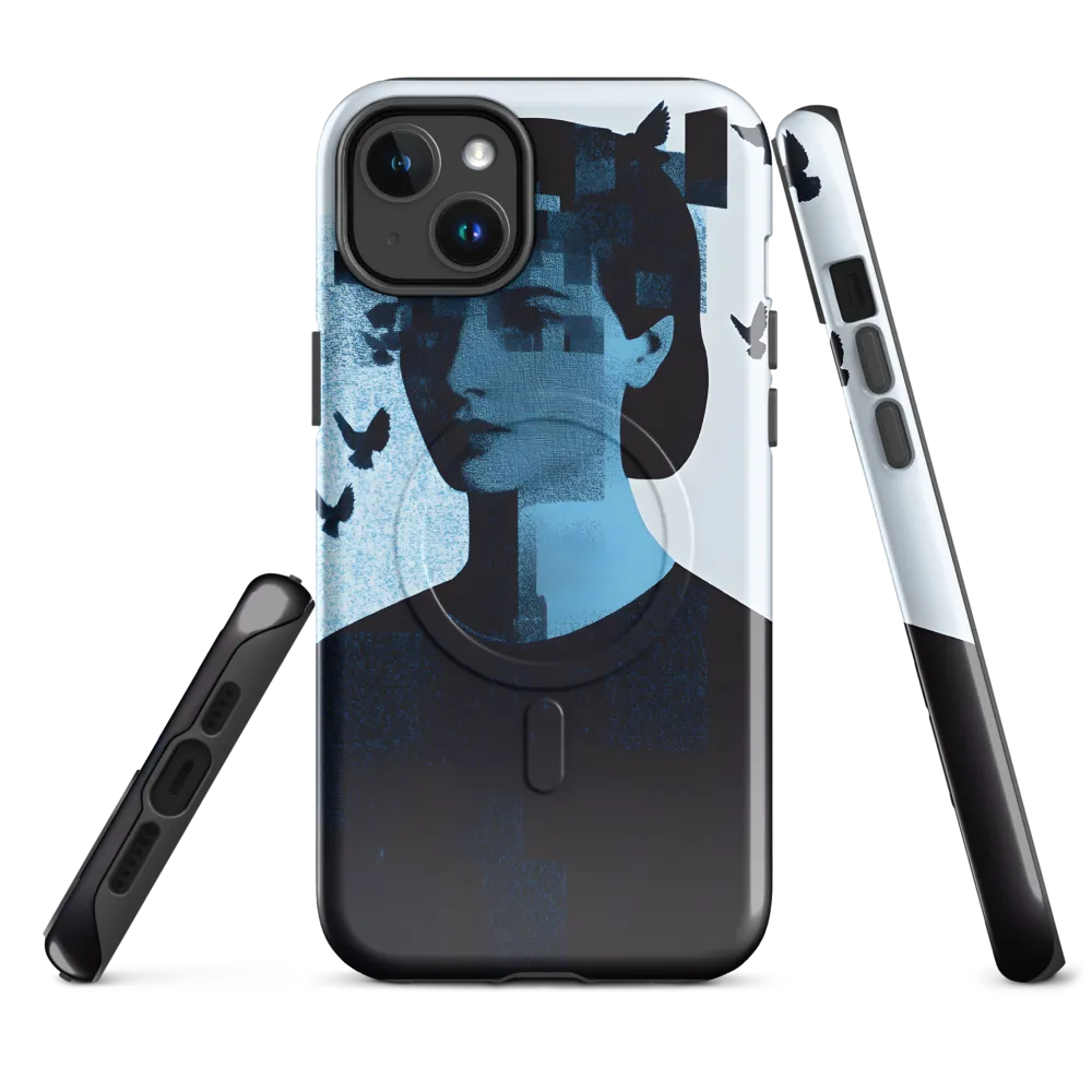 Fragmented Reflections | Phone Case |  14 Plus | MagSafe® Tough Case | Glossy
