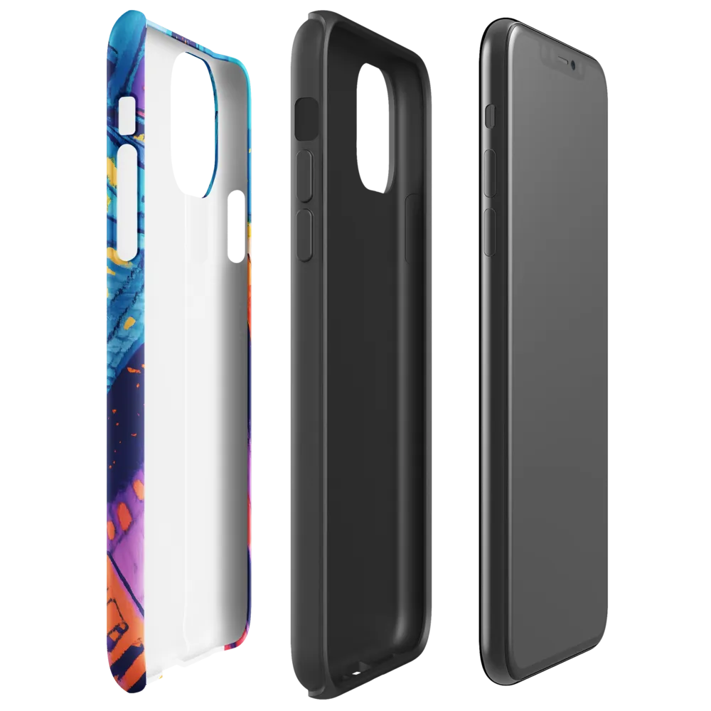 Electric City Nightscape | Phone Case |  11 Pro Max | Tough Case | Glossy