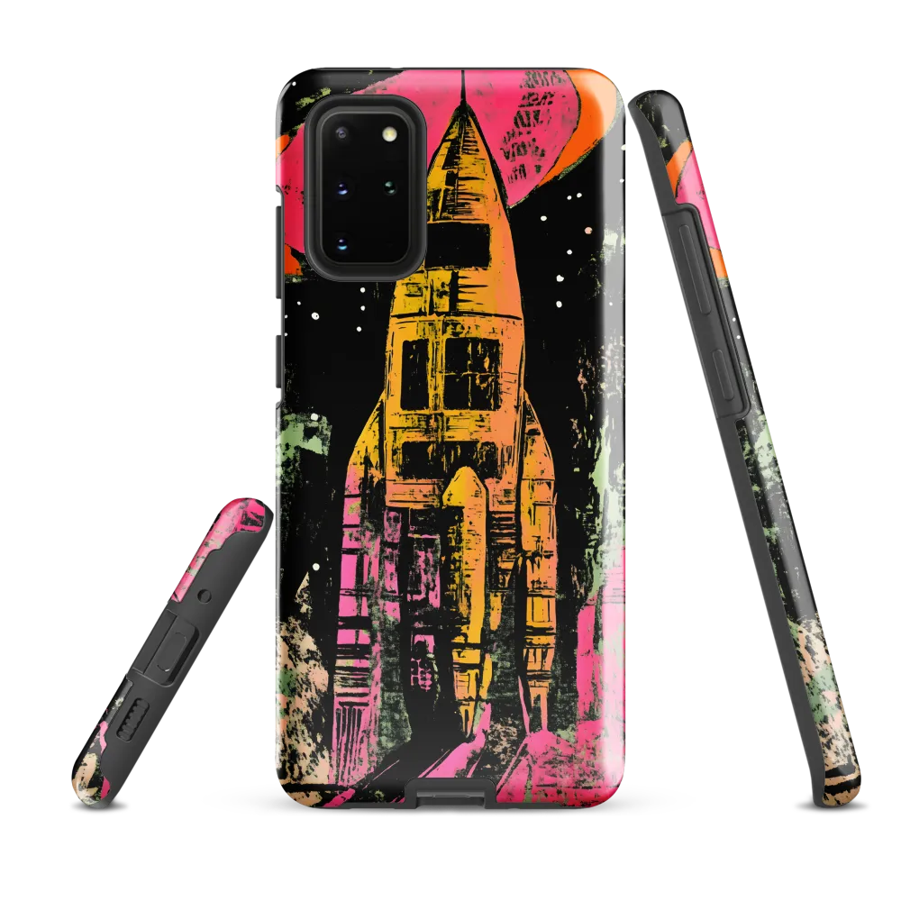 Cosmic Voyage: A Surreal Rocket Adventure
