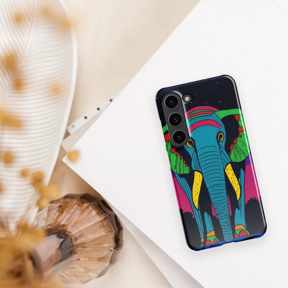 Whimsical Majesty: The Vibrant Elephant