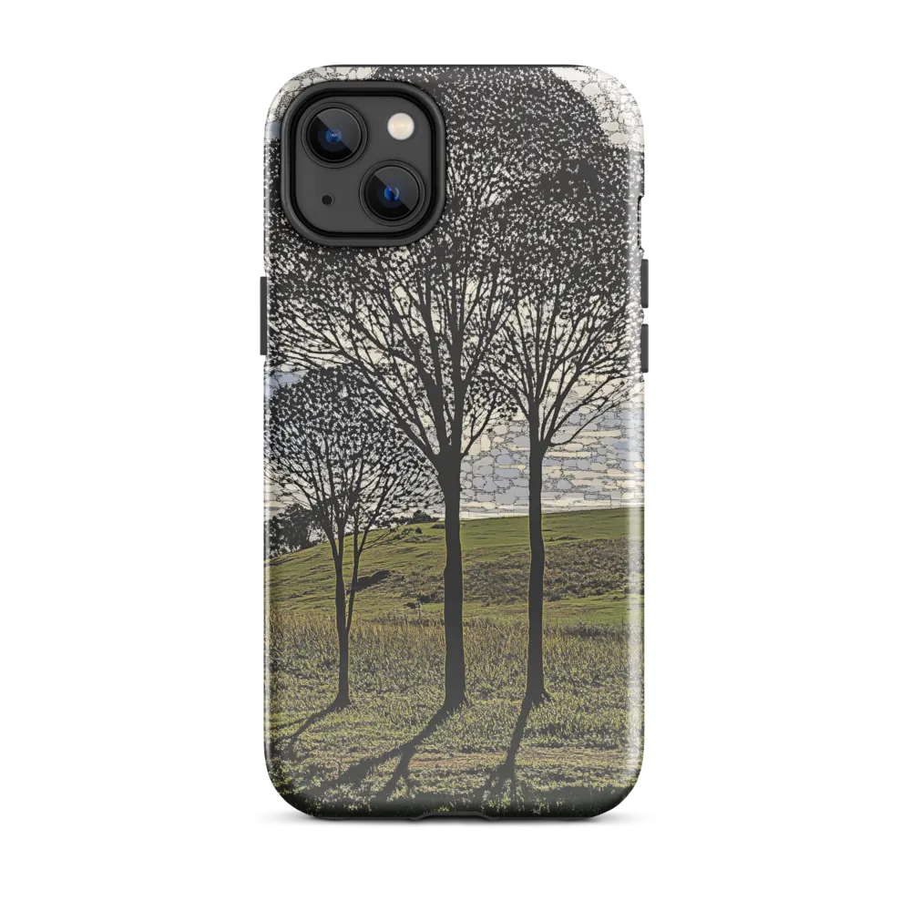 Tranquil Shadows: A Silhouette of Nature