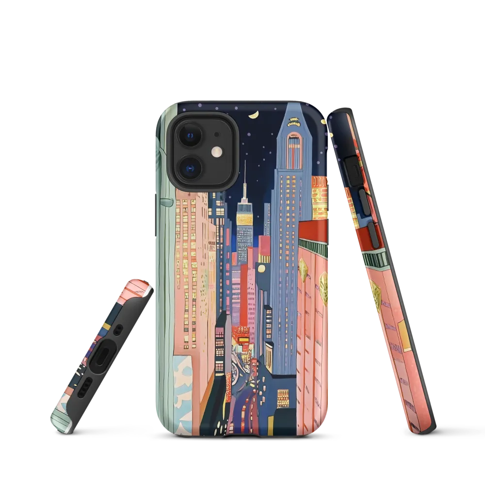 Urban Dreamscape: A Pop Art Night | Phone Case |  12 mini | Tough Case | Matte