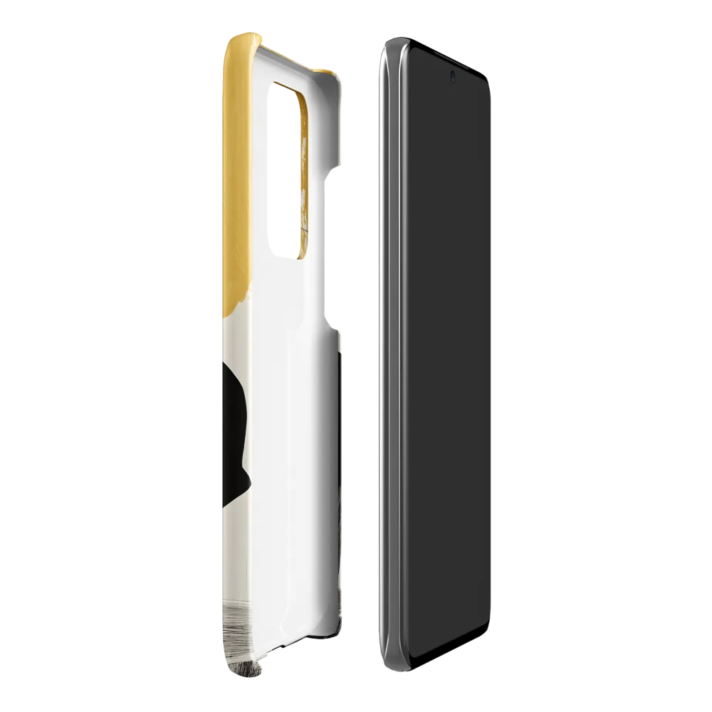 Golden Serenity: A Minimalist Portrait