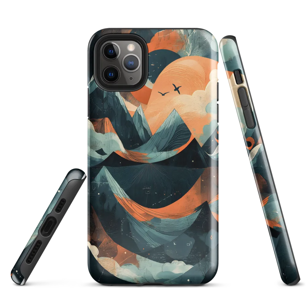 Twilight Over the Peaks | Phone Case |  11 Pro Max | Tough Case | Glossy