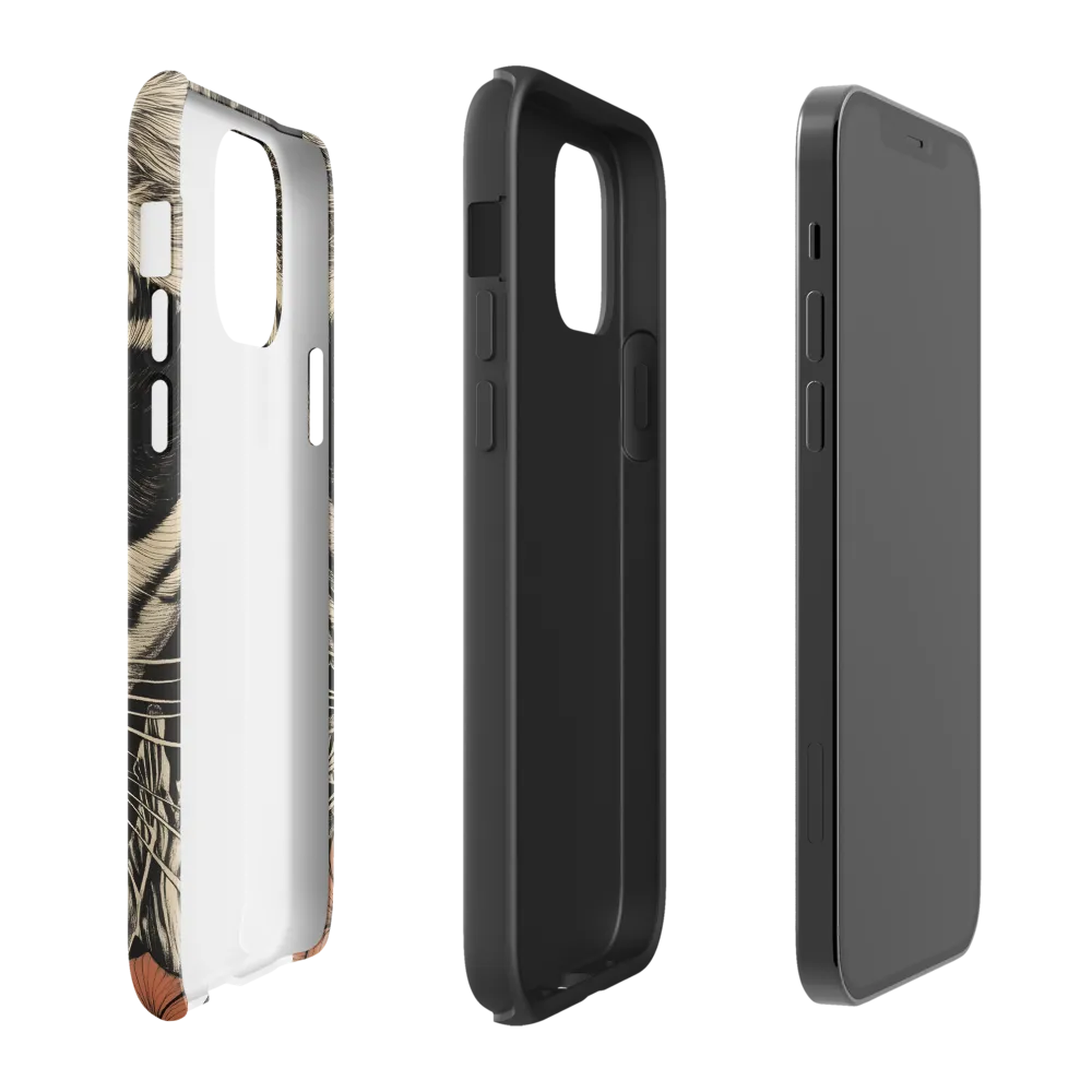 Feline Majesty: The Human-Leopard Connection | Phone Case |  12 Pro | Tough Case | Matte
