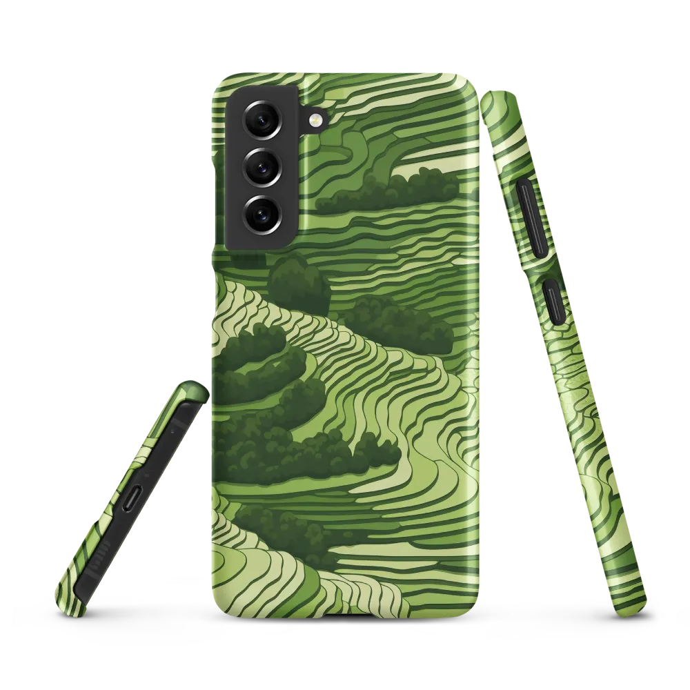 Waves of Green: An Abstract Landscape