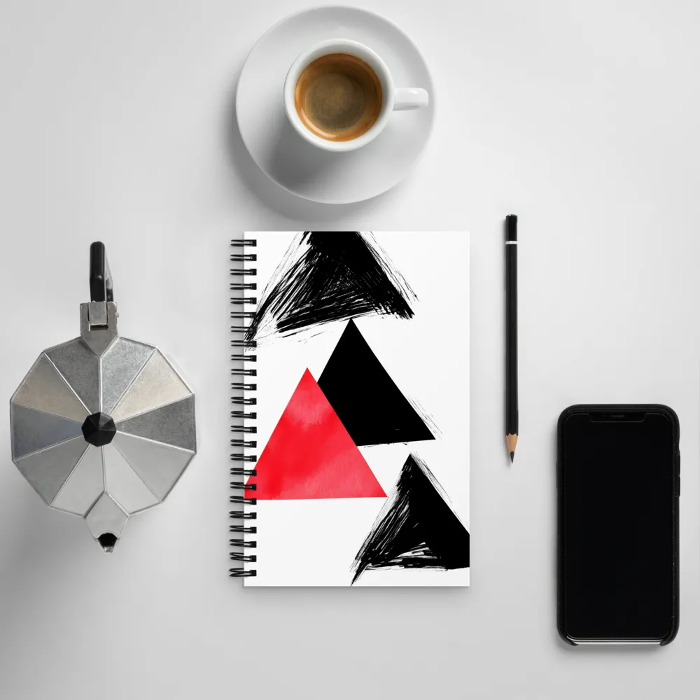 Triangular Dynamics | Spiral Notebook