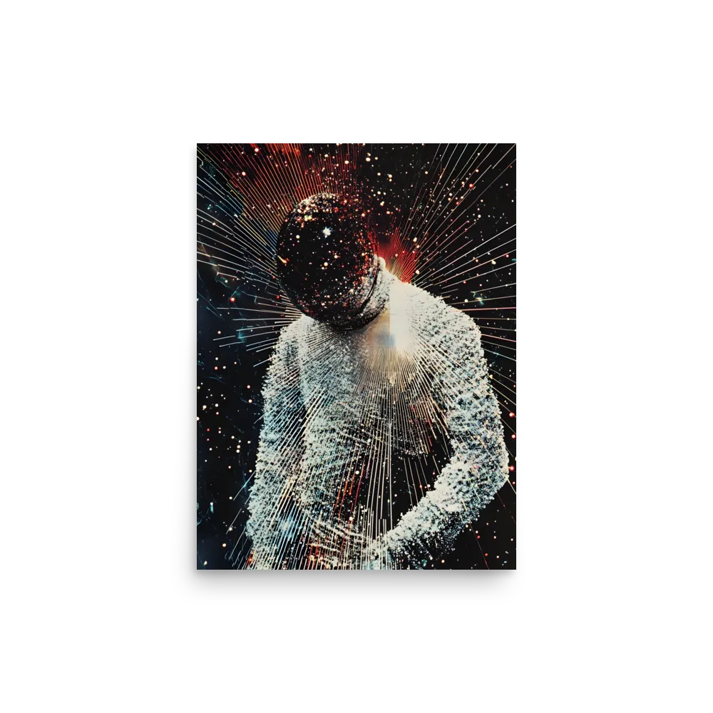 Ethereal Astronaut: A Journey Through the Cosmos | Poster | 12″×16″