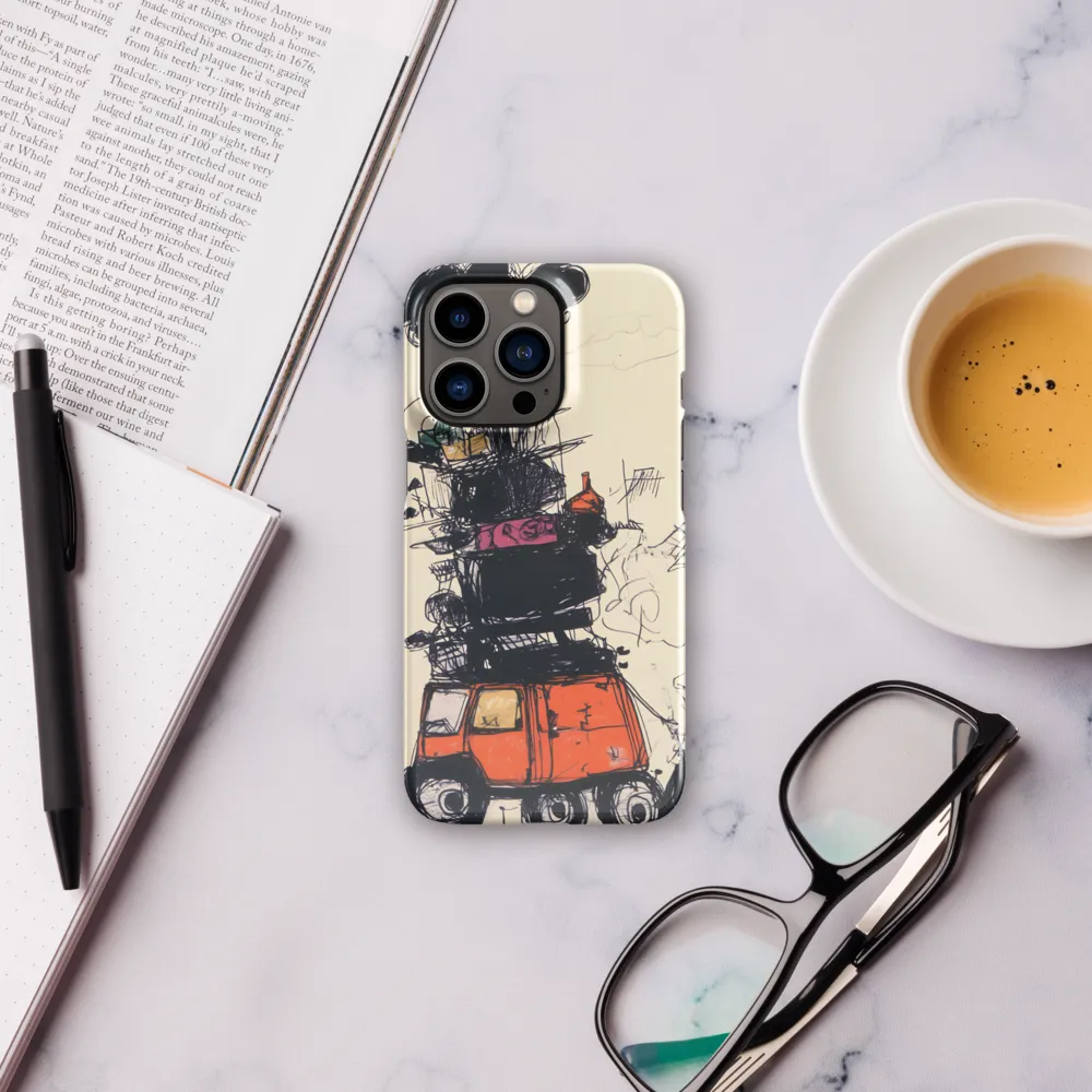 The Whimsical Hauler | Phone Case |  13 Pro | Snap Case | Glossy