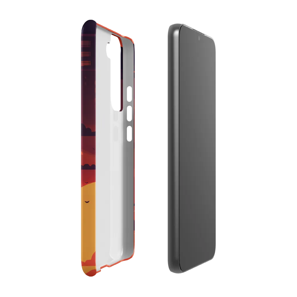Urban Dusk: A Symphony of Cityscapes | Phone Case |  S22 Plus | Snap Case | Matte