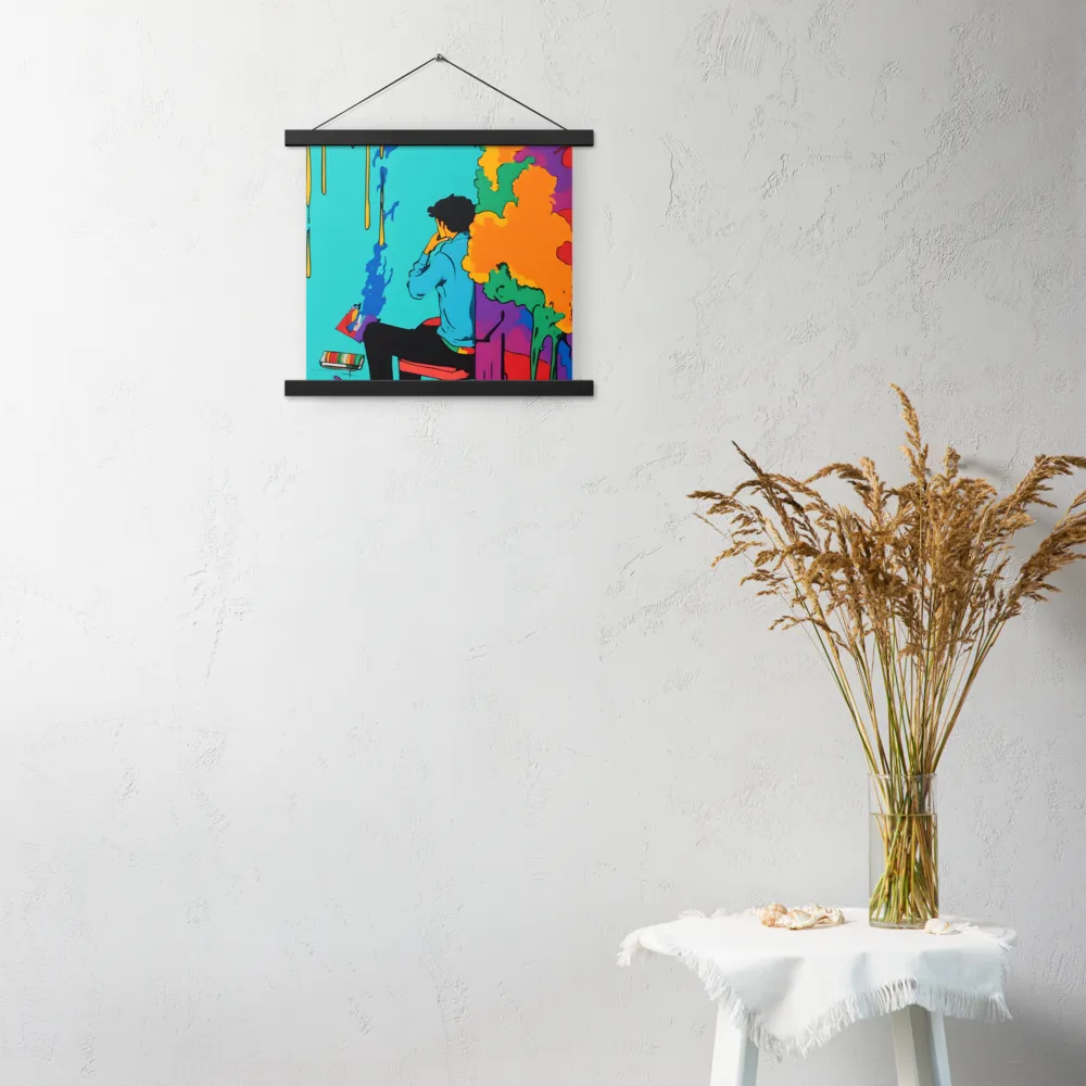 The Artist Within | Poster With Black Wood Hanger | 14″×14″