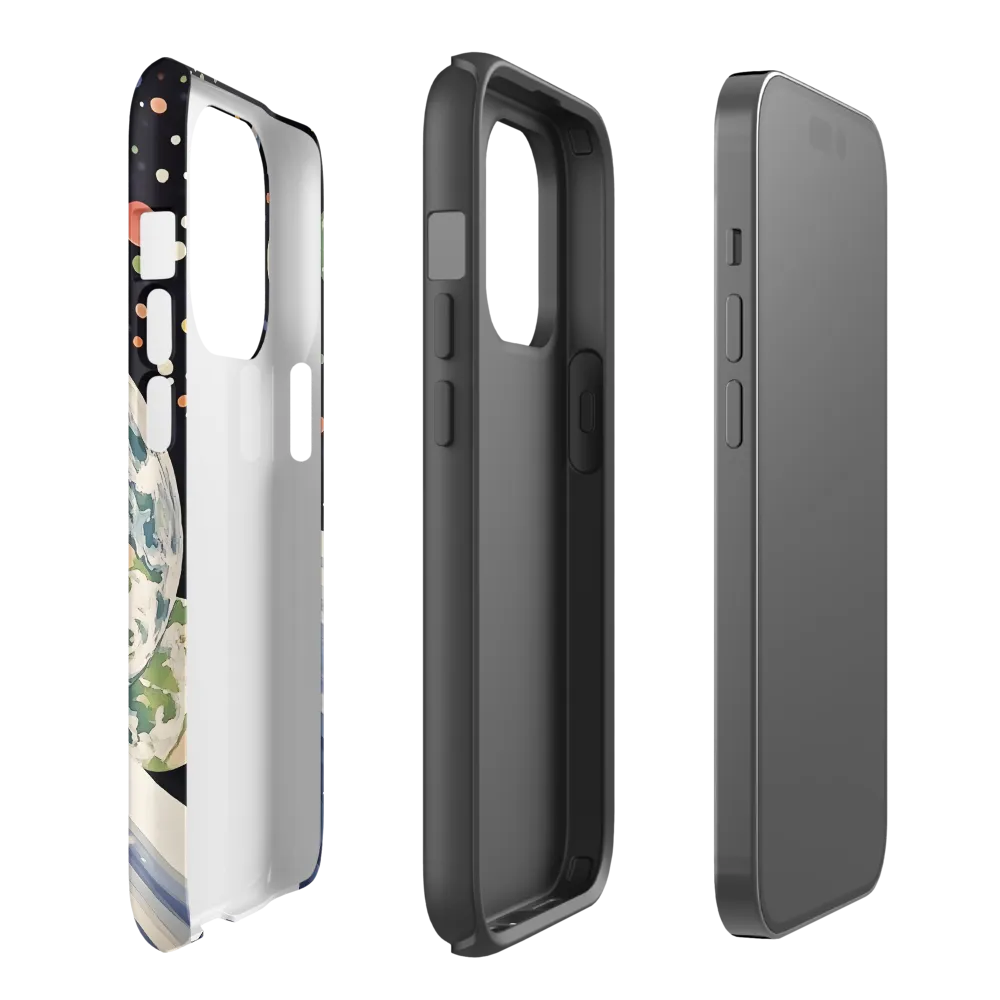Celestial View: A Surreal Journey Through Space | Phone Case |  14 Pro | Tough Case | Matte