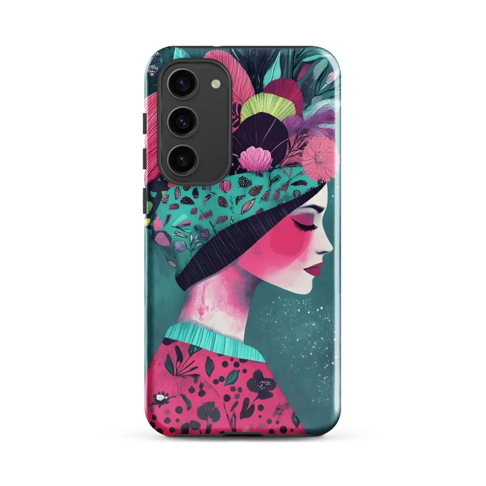 Whimsical Floral Portrait