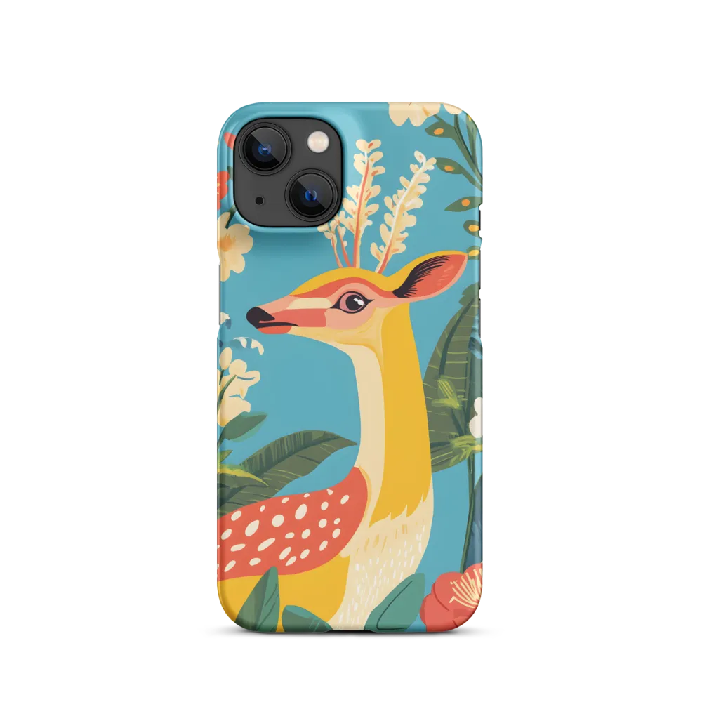 Serene Majesty: A Vibrant Deer Amidst Flora