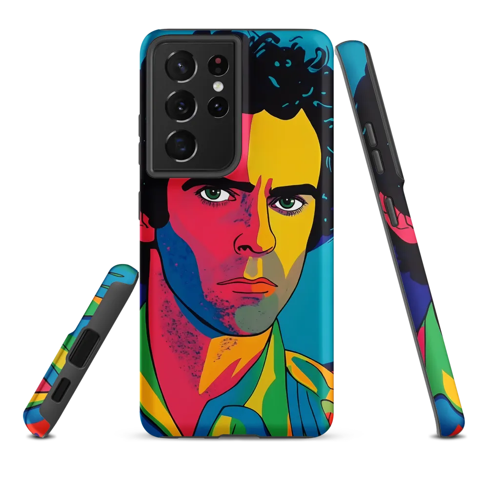 Electric Visage: A Portrait of Vibrance