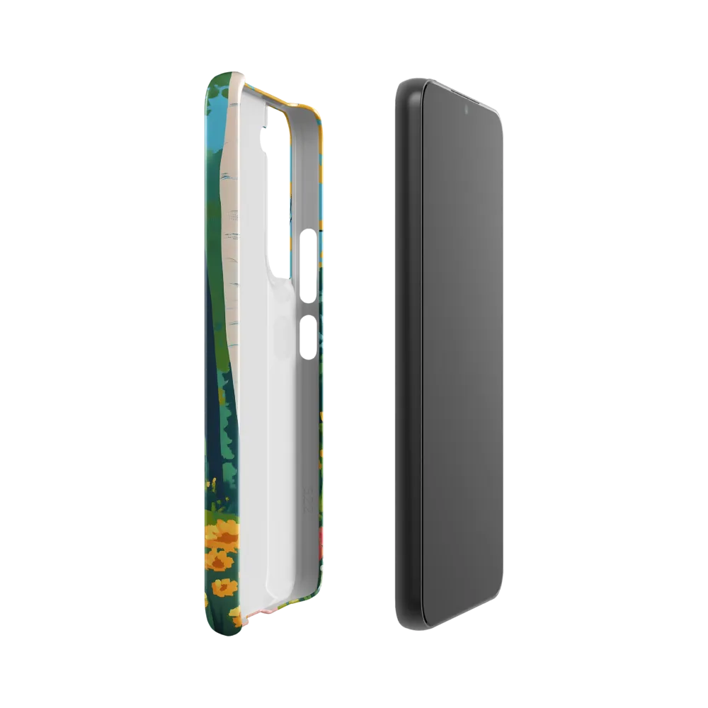 The Winding Path of Nature | Phone Case |  S22 | Snap Case | Glossy