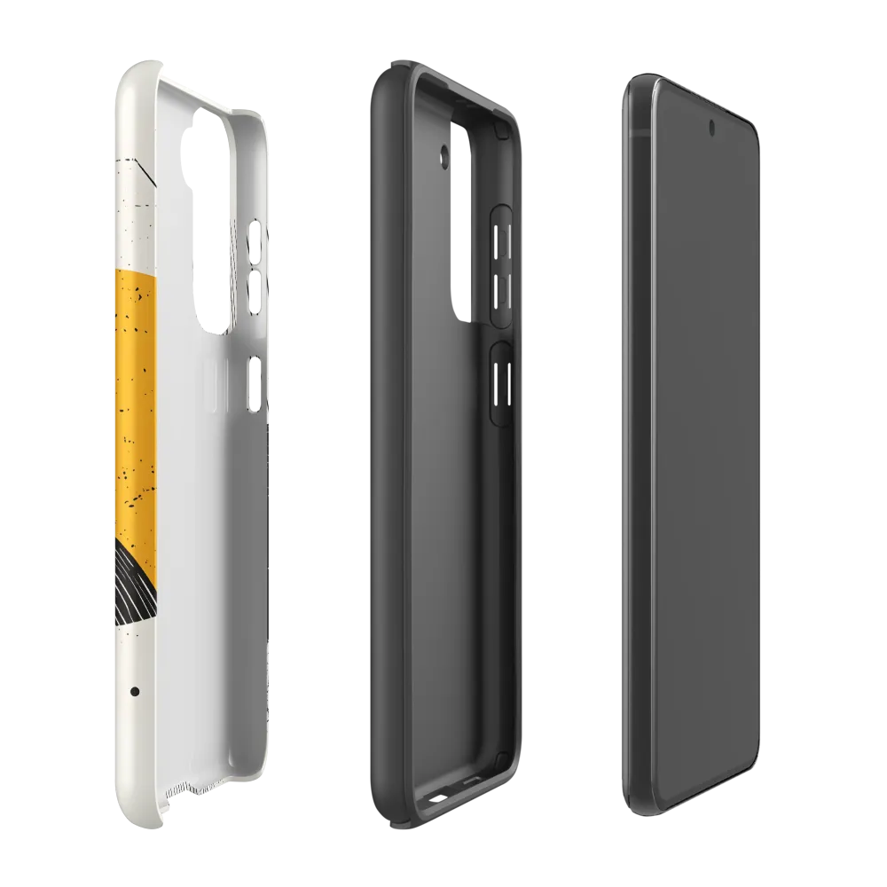 Dynamic Harmony in Black and Yellow