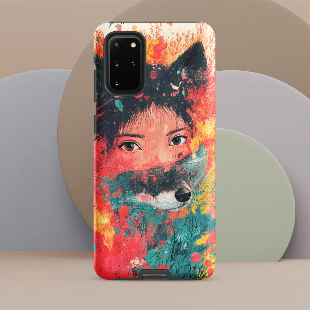 Harmony of Spirit: Girl and Wolf
