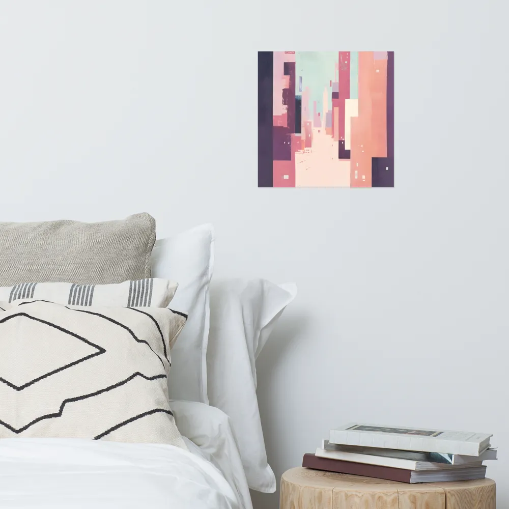 Tranquil Cityscape | Poster | 14″×14″