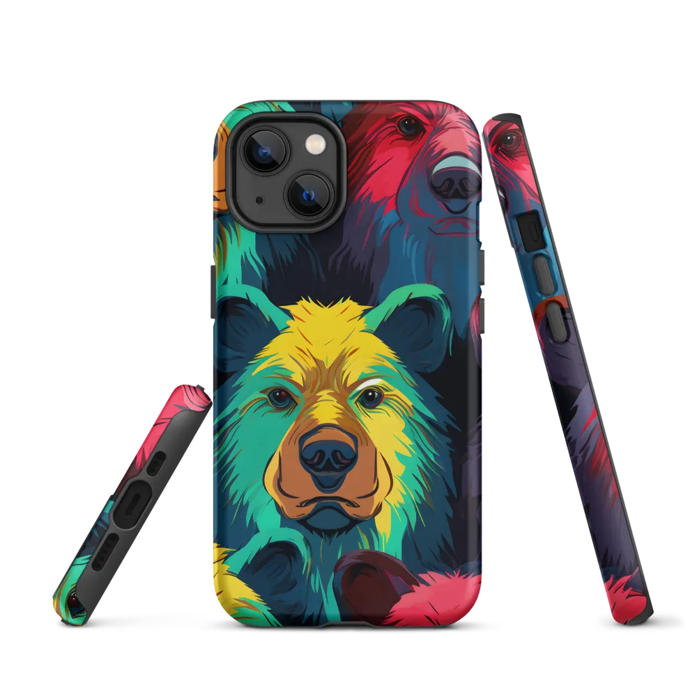 The Colorful Essence of Bears | Phone Case |  13 | Tough Case | Matte