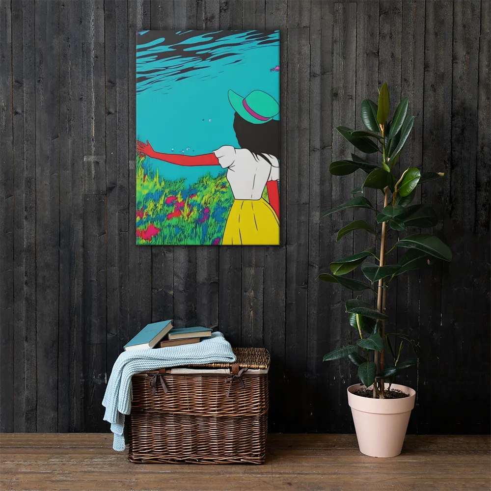 Whimsical Encounter | Canvas | 24″×36″