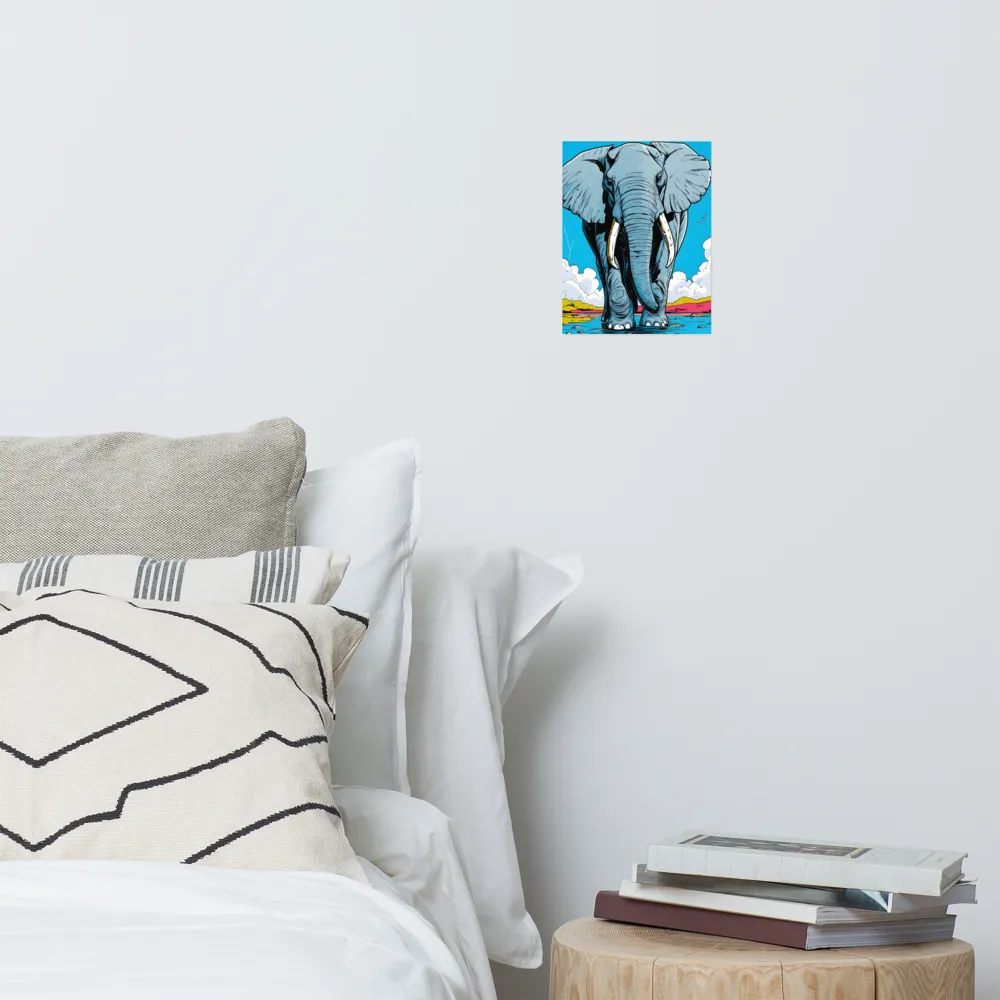 Majestic Presence: The Elephant | Poster | 8″×10″