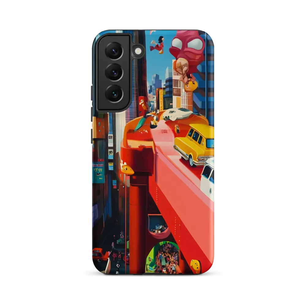 Urban Whimsy: A Colorful Cityscape