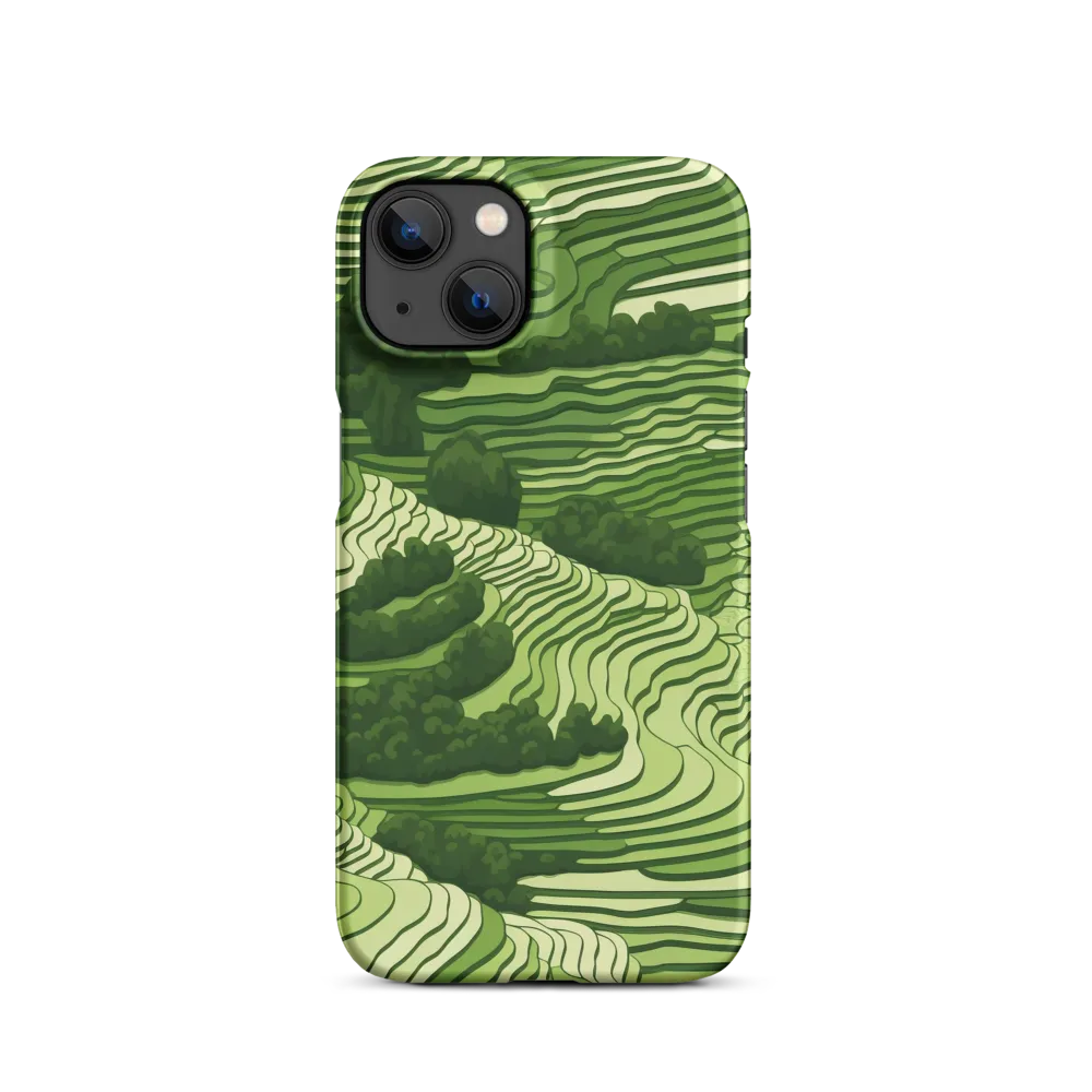 Waves of Green: An Abstract Landscape