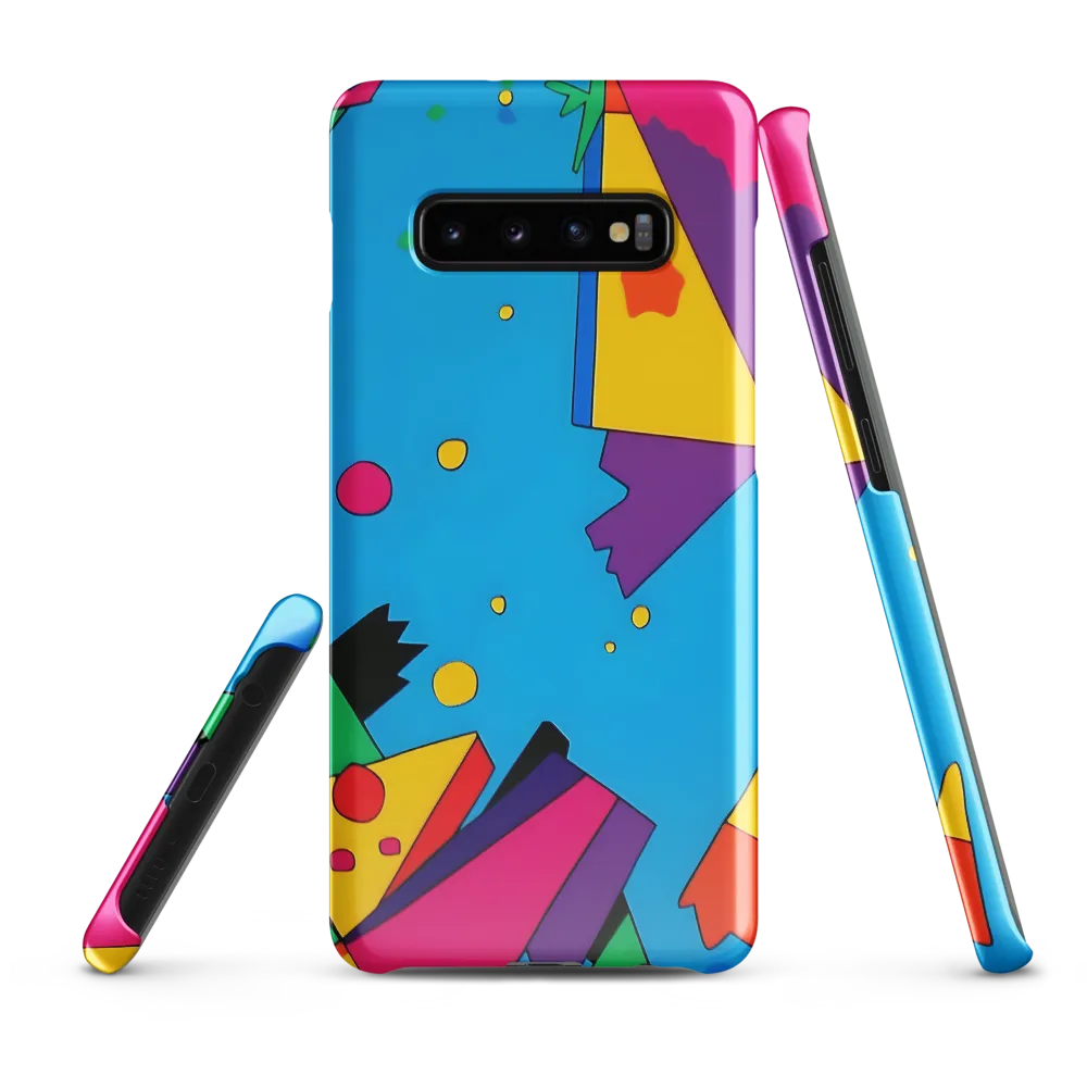 Colorful Geometric Playfulness | Phone Case |  S10 Plus | Snap Case | Glossy