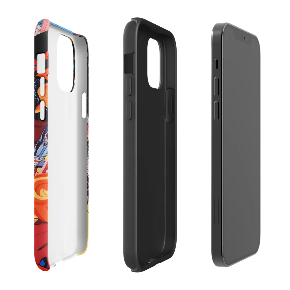 Urban Symphony: A Bird's-Eye View of Life | Phone Case |  12 Pro | Tough Case | Matte