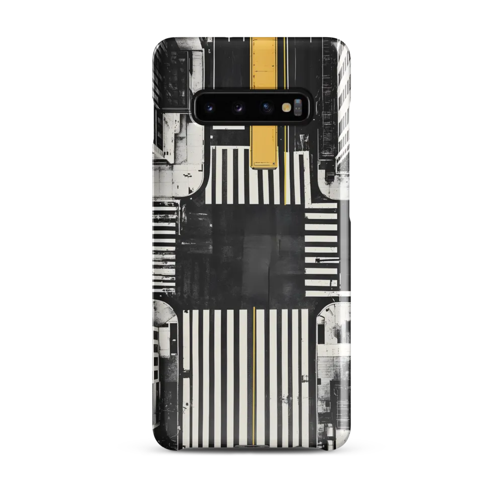 Urban Symphony: Aerial Intersection | Phone Case |  S10 Plus | Snap Case | Glossy