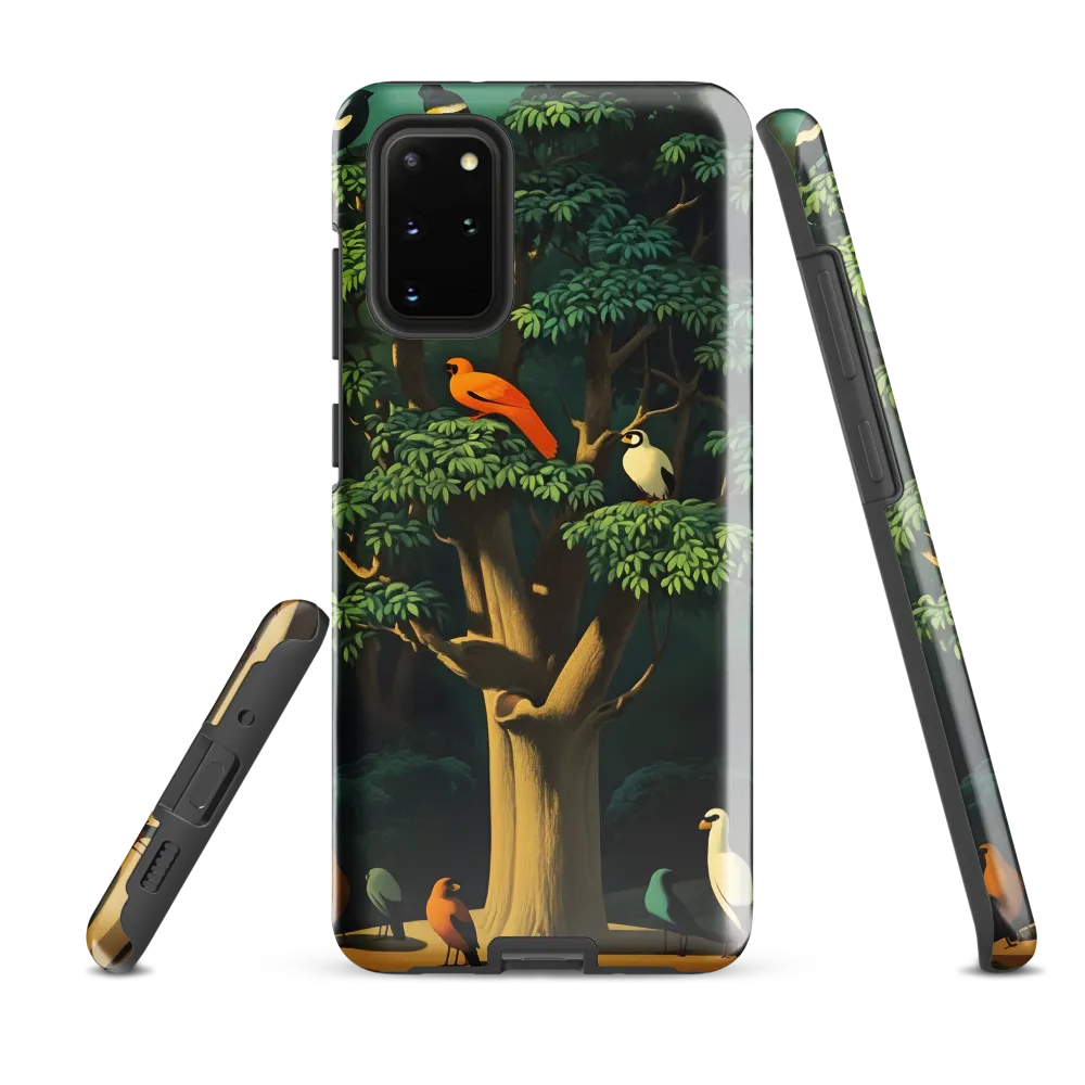 Harmony in Color: A Surreal Bird Symphony