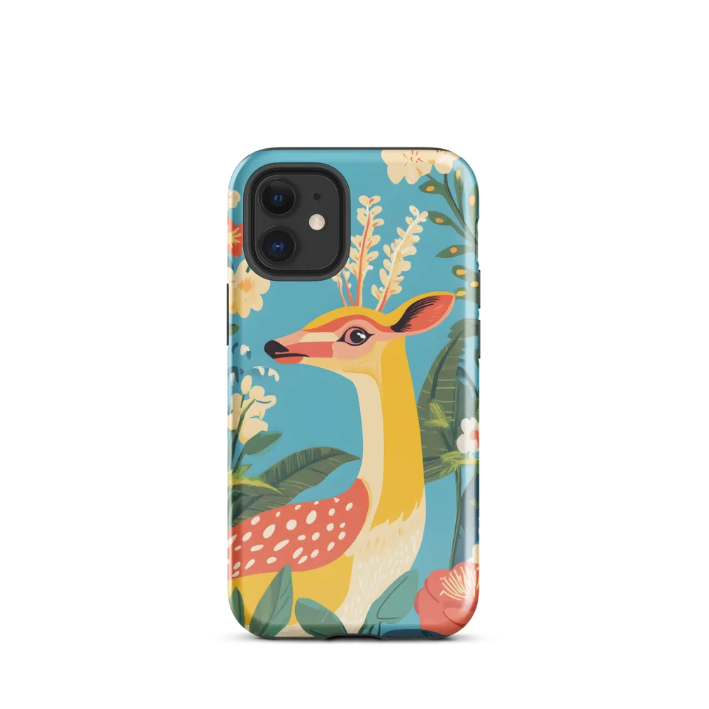 Serene Majesty: A Vibrant Deer Amidst Flora