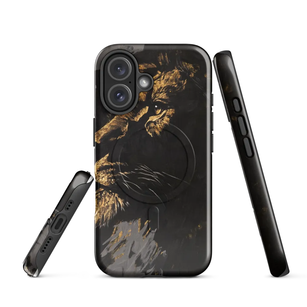 Majestic Gaze: The Golden Lion
