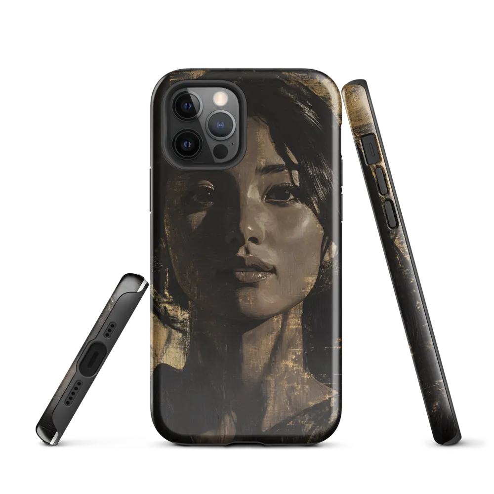 Golden Gaze: A Contemporary Portrait