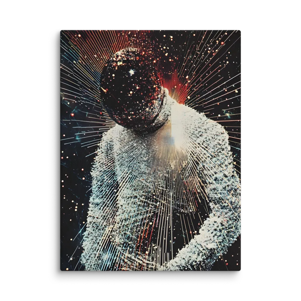 Ethereal Astronaut: A Journey Through the Cosmos | Canvas | 24″×32″