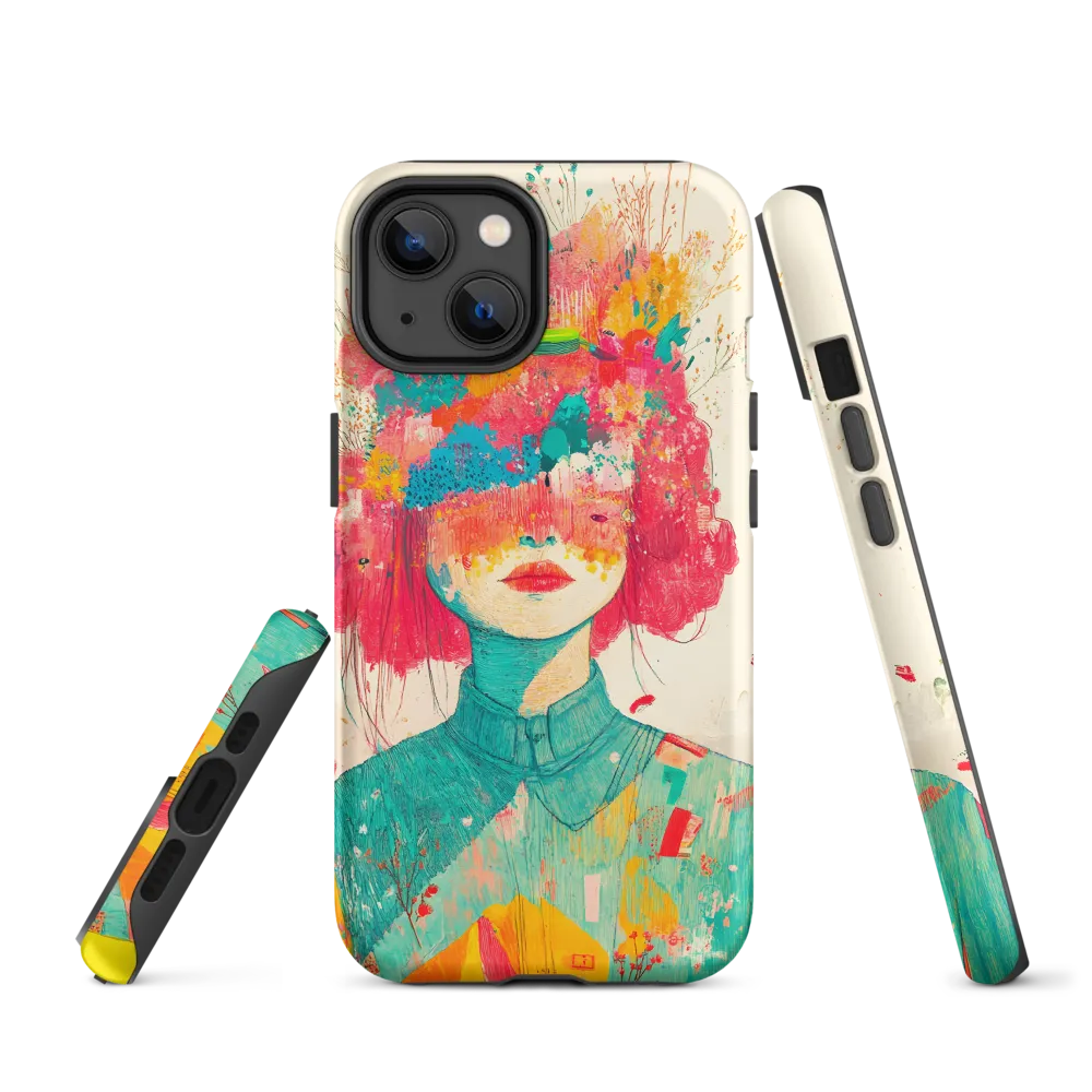 Whimsical Floral Portrait