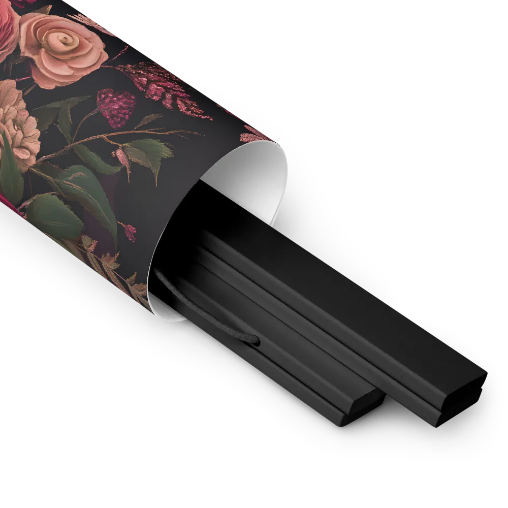 Botanical Elegance | Poster With Black Wood Hanger | 14″×14″