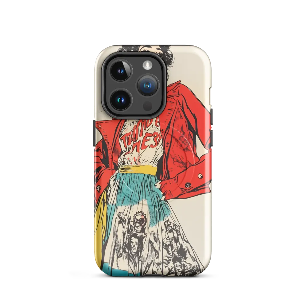 Vibrant Elegance: A Pop Art Fashion Statement