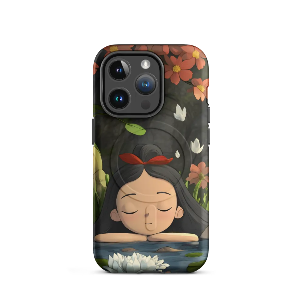 Tranquility by the Waterside | Phone Case |  14 Pro | MagSafe® Tough Case | Matte