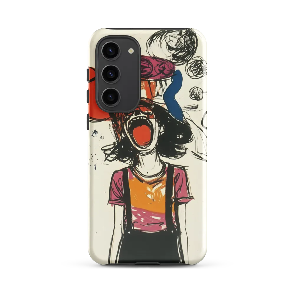 Echoes of Anguish | Phone Case |  S23 Plus | Tough Case | Glossy
