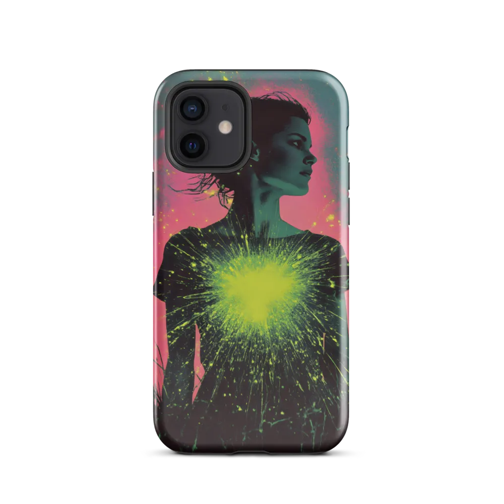 Cosmic Heart: A Surreal Portrait of Strength