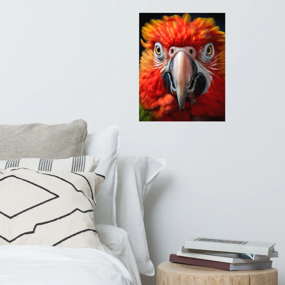 The Fiery Gaze of the Parrot | Poster | 16″×20″