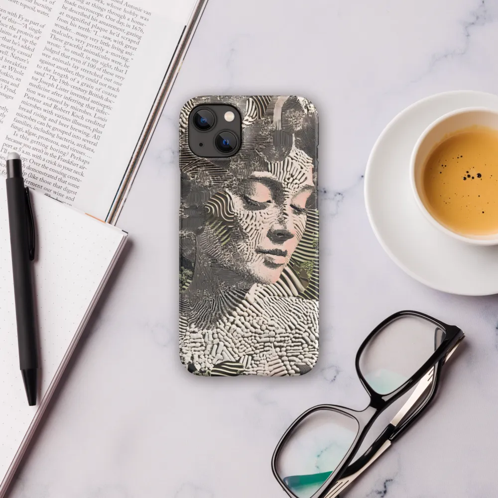 Ethereal Blend of Nature and Humanity | Phone Case |  14 Plus | Snap Case | Matte