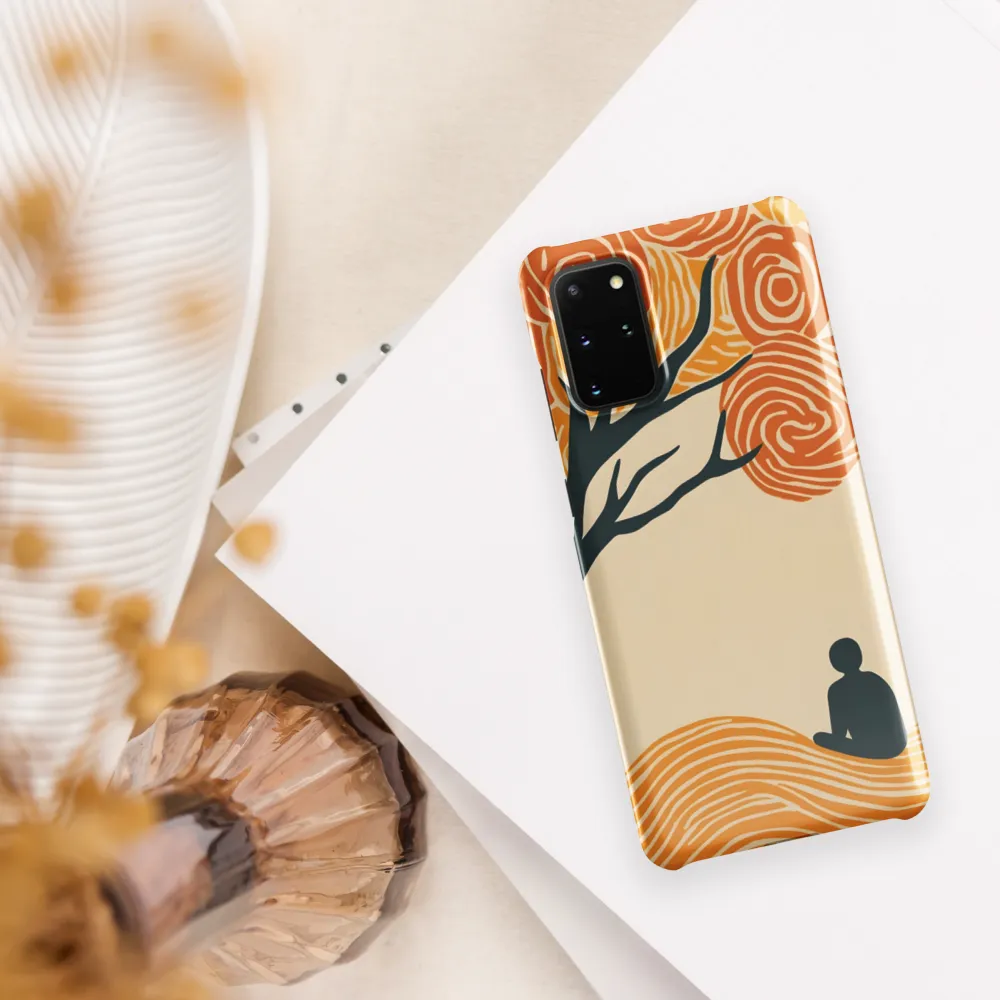 Silent Reflections under Swirling Leaves | Phone Case |  S20 Plus | Snap Case | Glossy